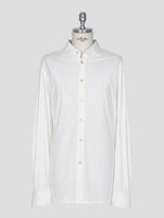Kiton White Cotton Pa Ea Shirt