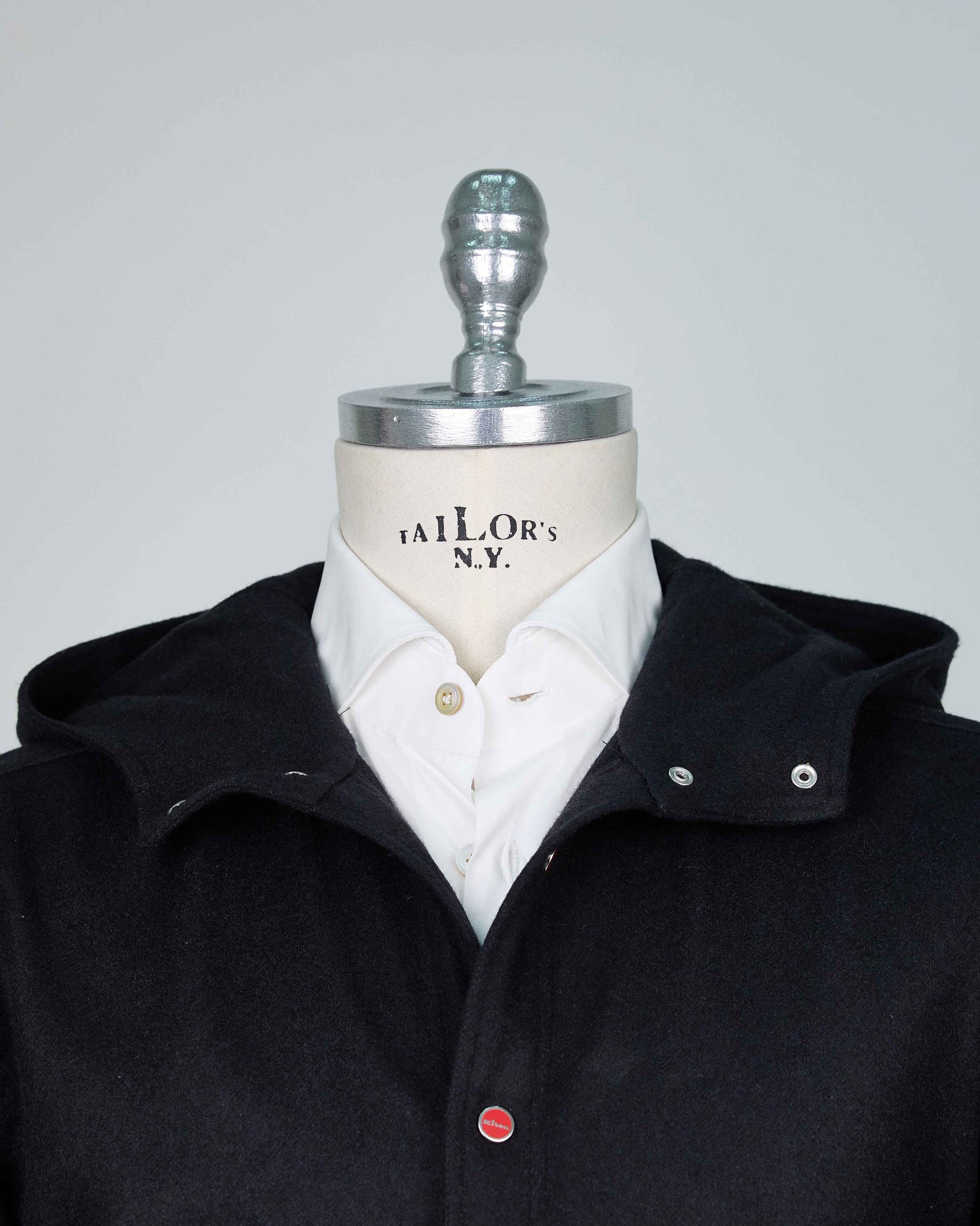 Kiton Black Cashmere Mariano Shirt