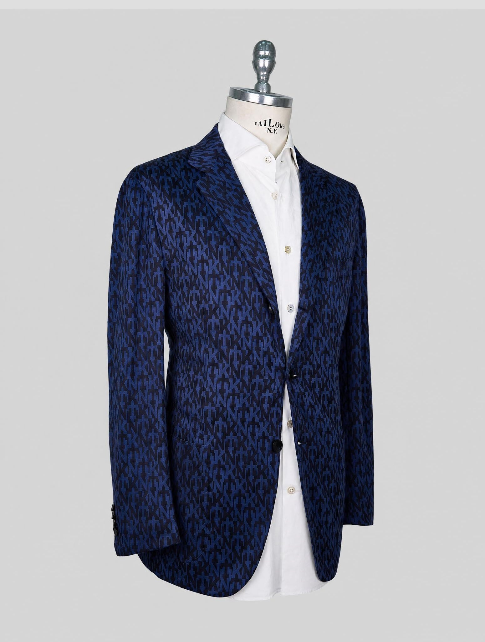 Kiton Knt Blue Cashmere Pa Blazer