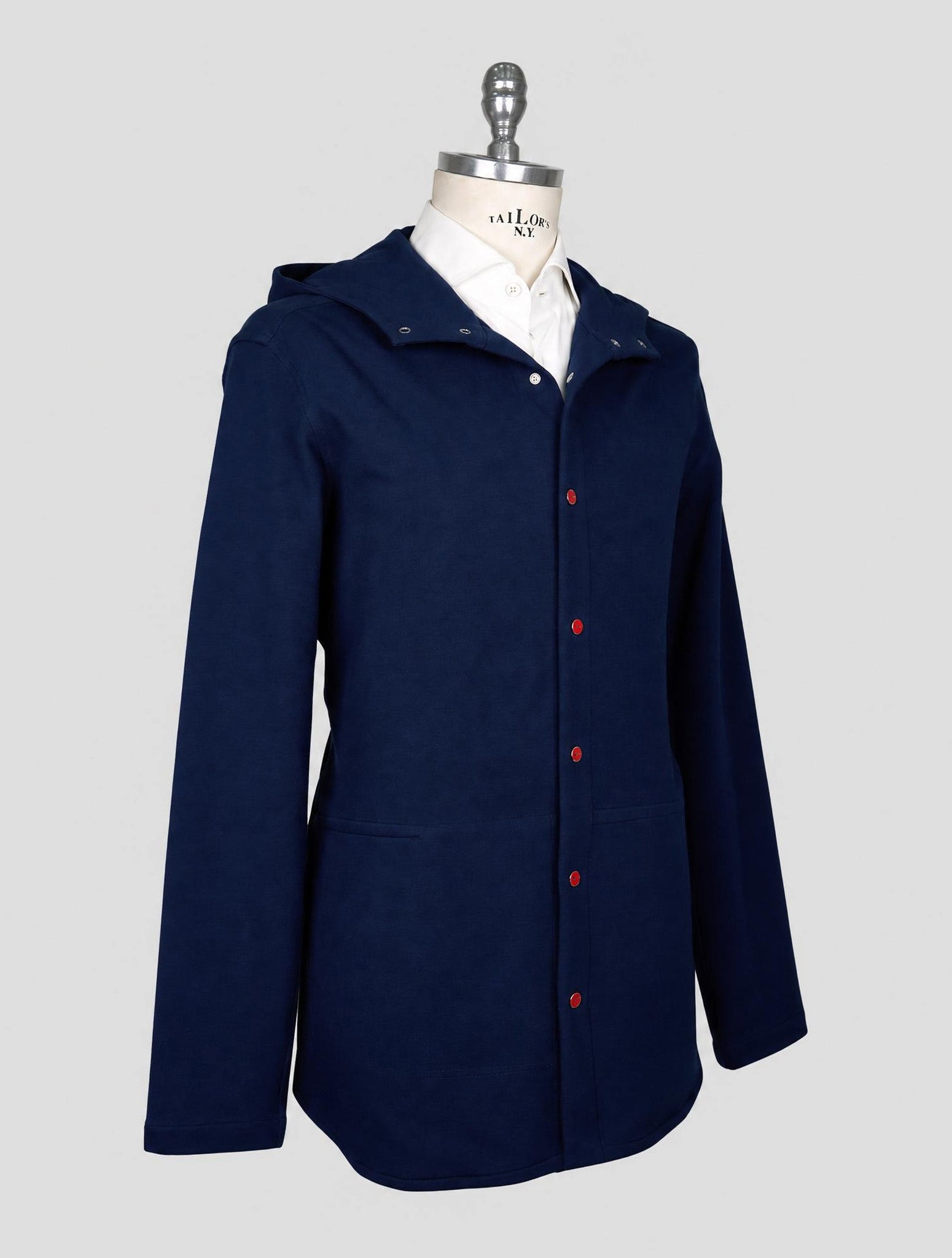 Kiton Blue Cotton Ea Peter Shirt
