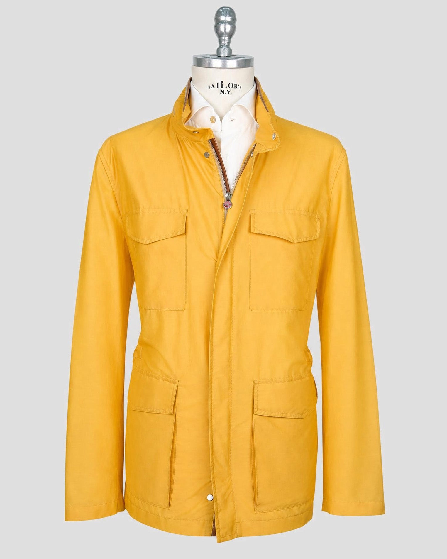 Kiton Yellow Silk Coat