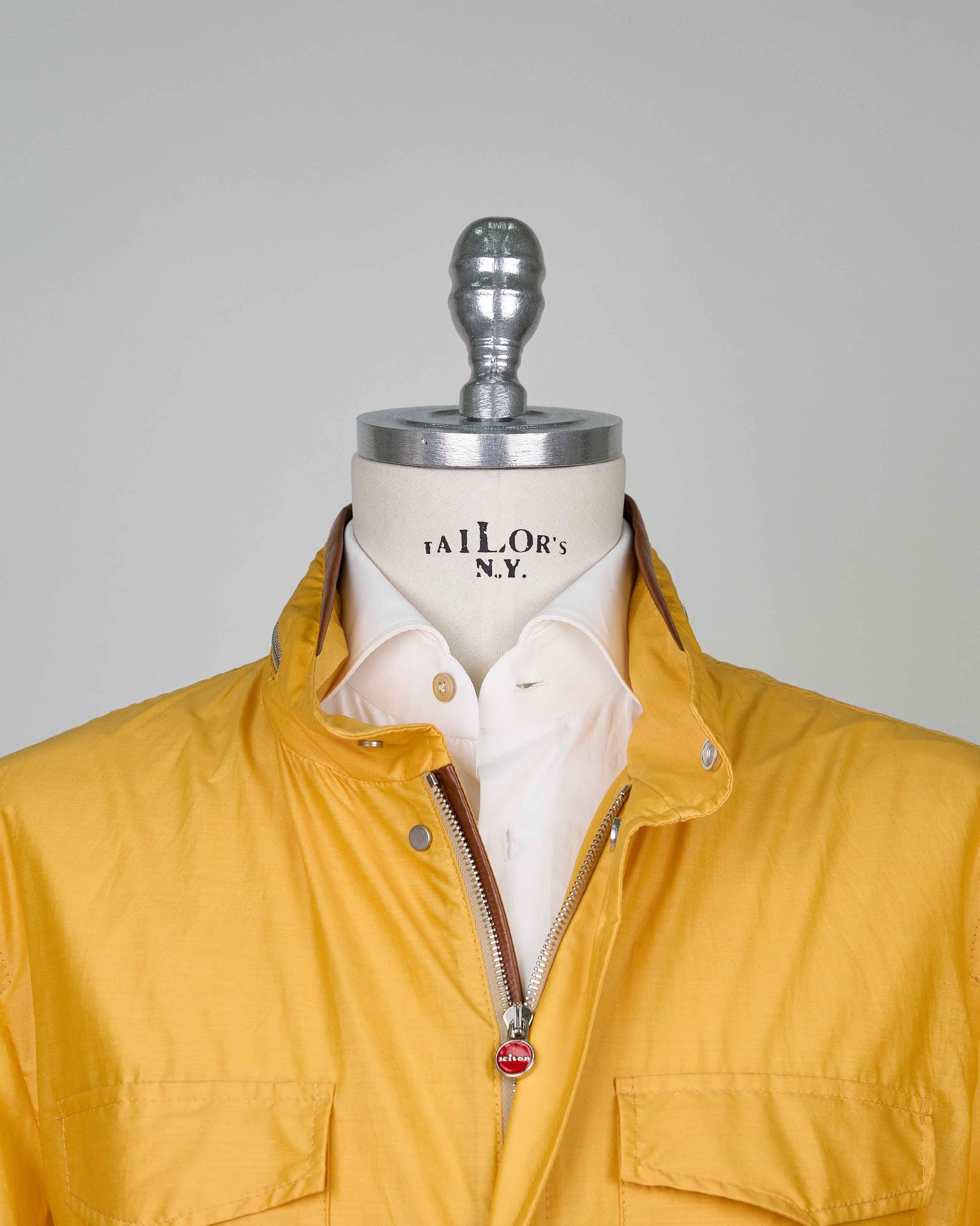 Kiton Yellow Silk Coat