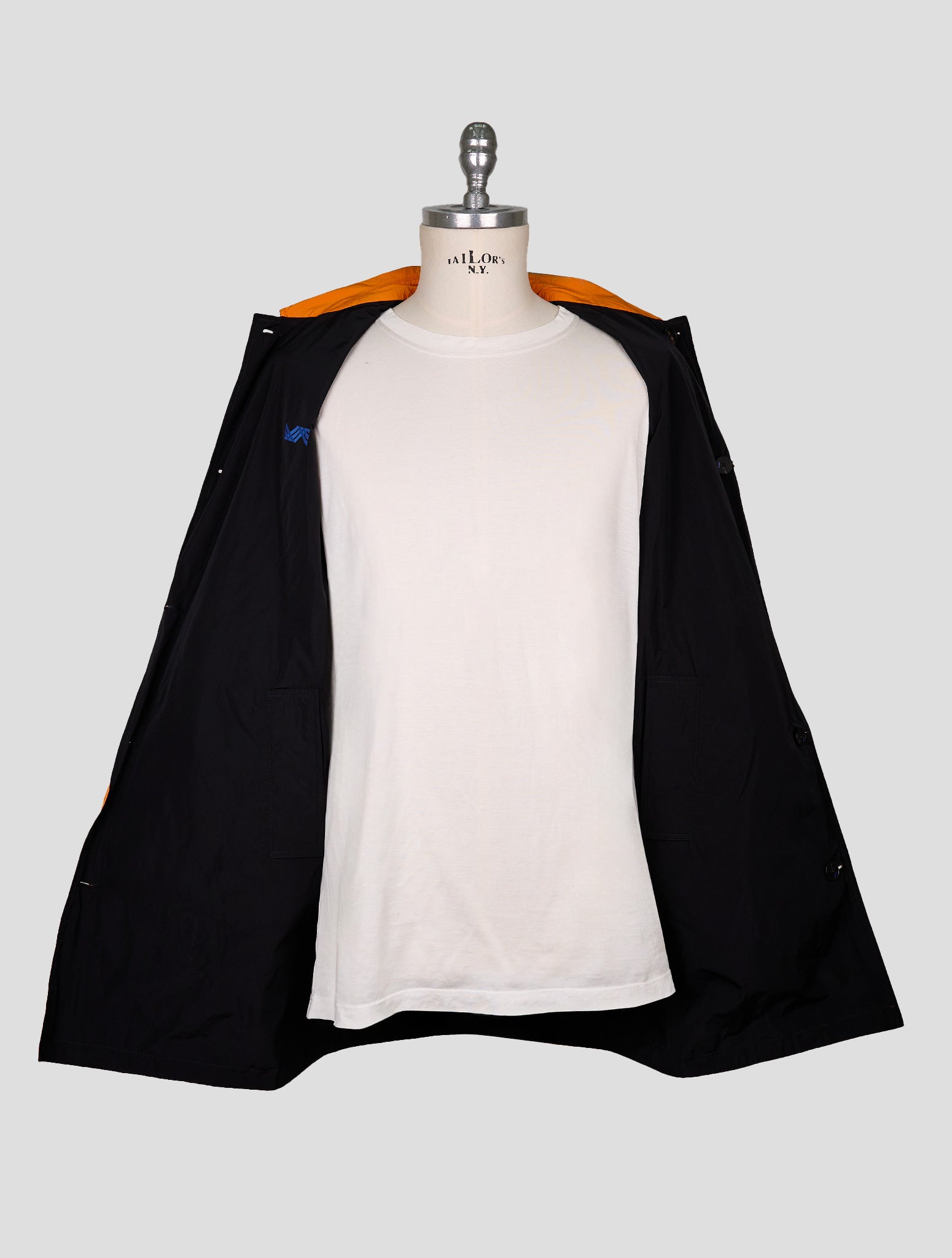 Kiton Orange Pl Overcoat
