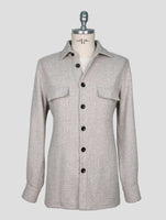Kiton Gray Cashmere Shirt