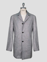 Kiton Gray Linen Overshirt