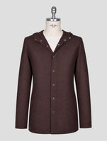 Kiton Brown Cotton Silk Luca Shirt