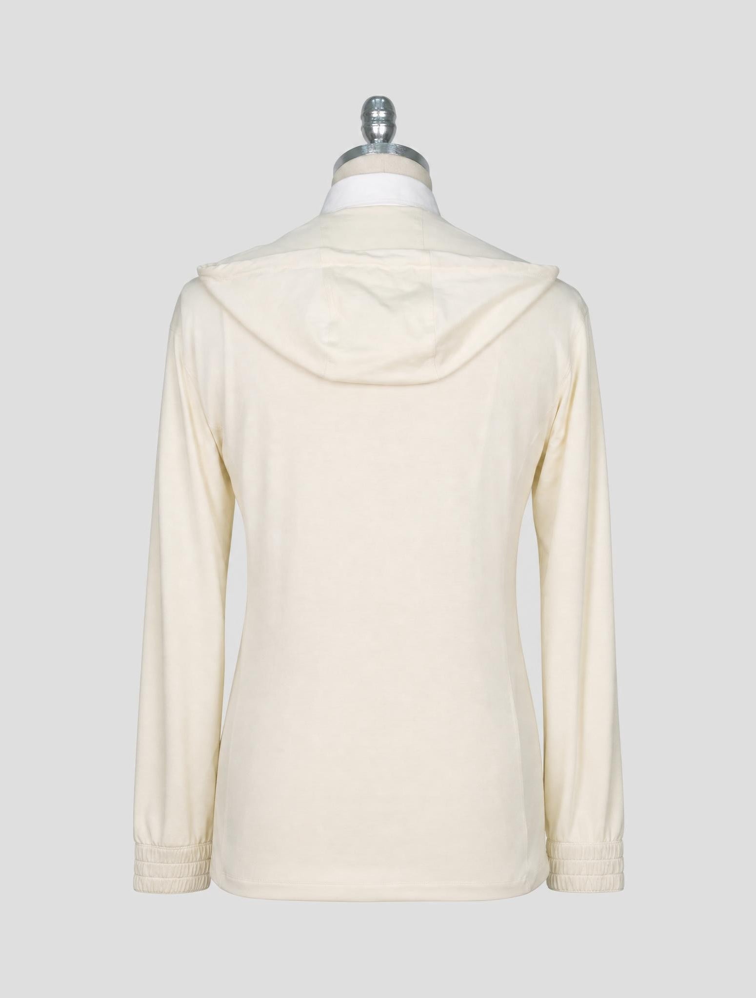 Kiton Ivory Cotton Shirt Umbi