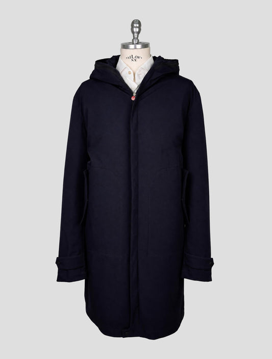 Kiton Blue Pa Pl Ea Overcoat