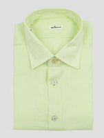 Kiton Green Linen Shirt