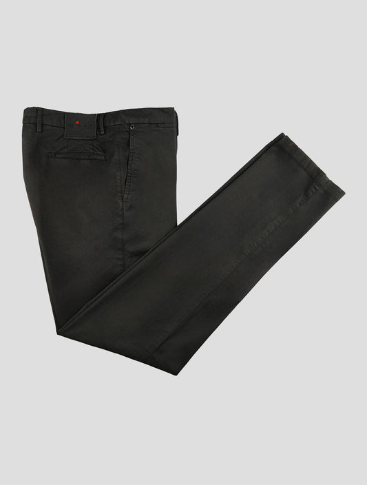 Kiton Blue Cotton Ea Pants