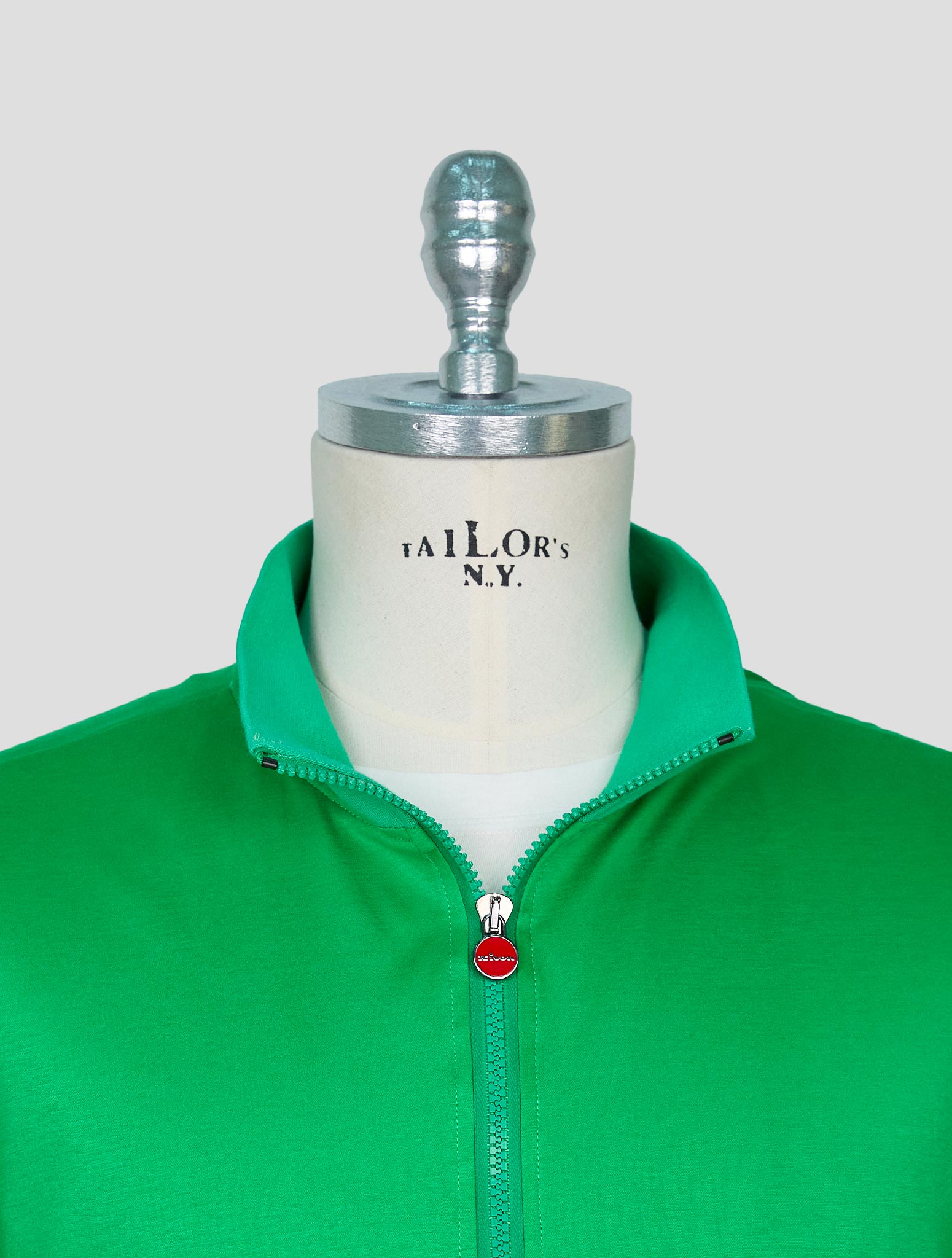 Kiton Green Cotton Sweater Full Zip – Mr.PianiK