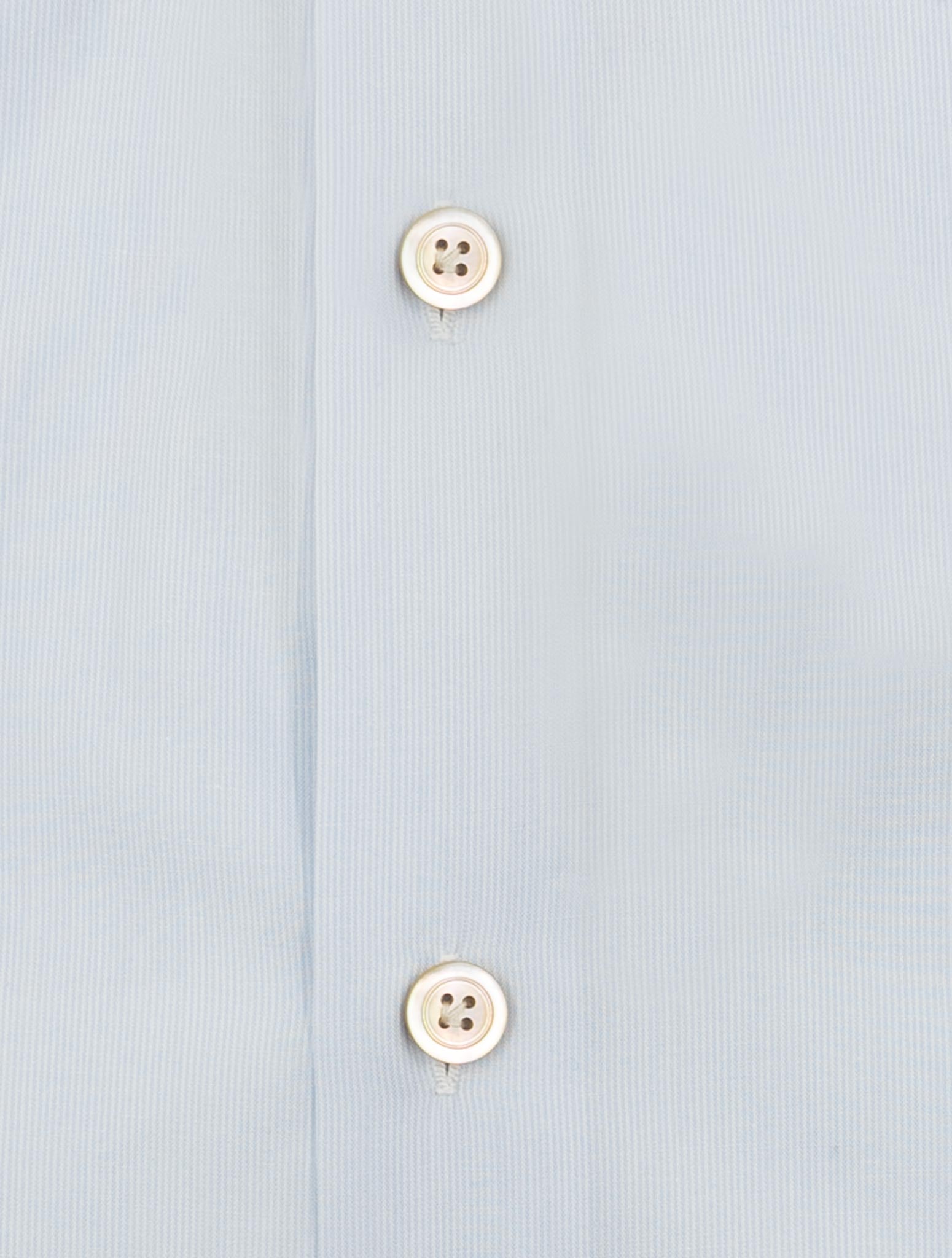 Kiton Light Blue White Cotton Shirt