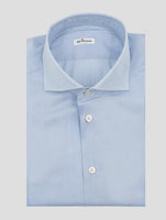 Kiton Light Blue Cotton Shirt