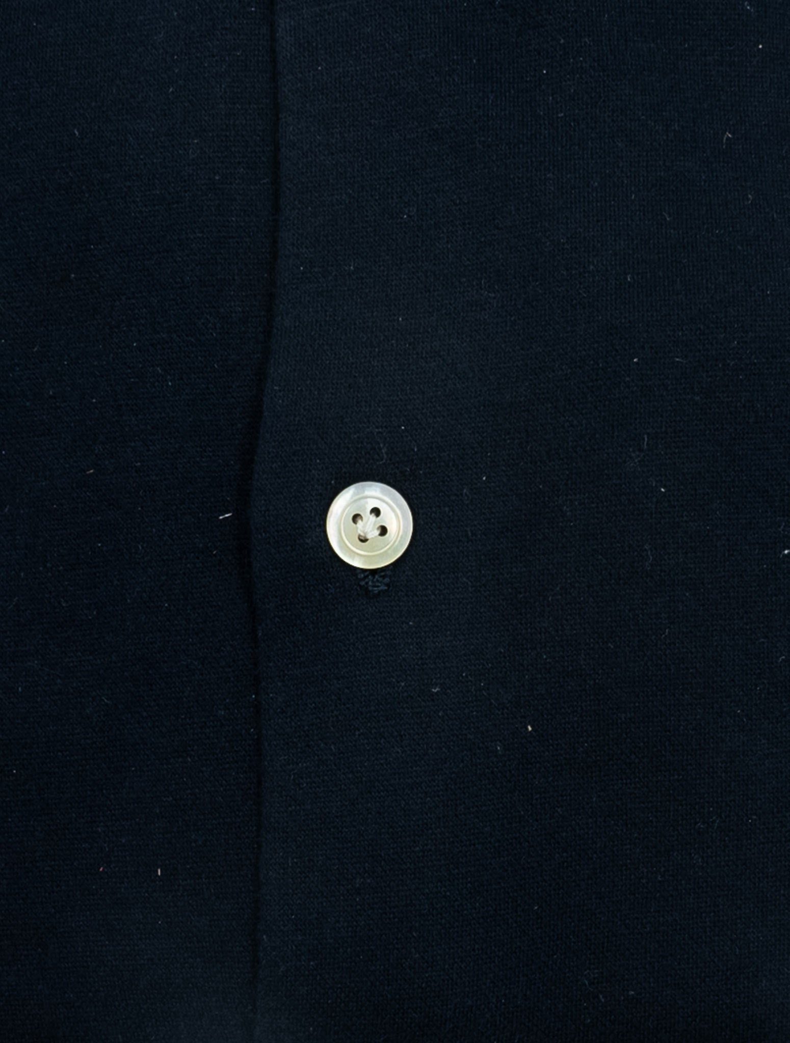 Kiton Blue Navy Cotton Cashmere Korean Shirt