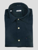 Kiton Green Cotton Shirt Nerano