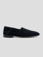 Kiton Black Pl Leather Calf Loafers