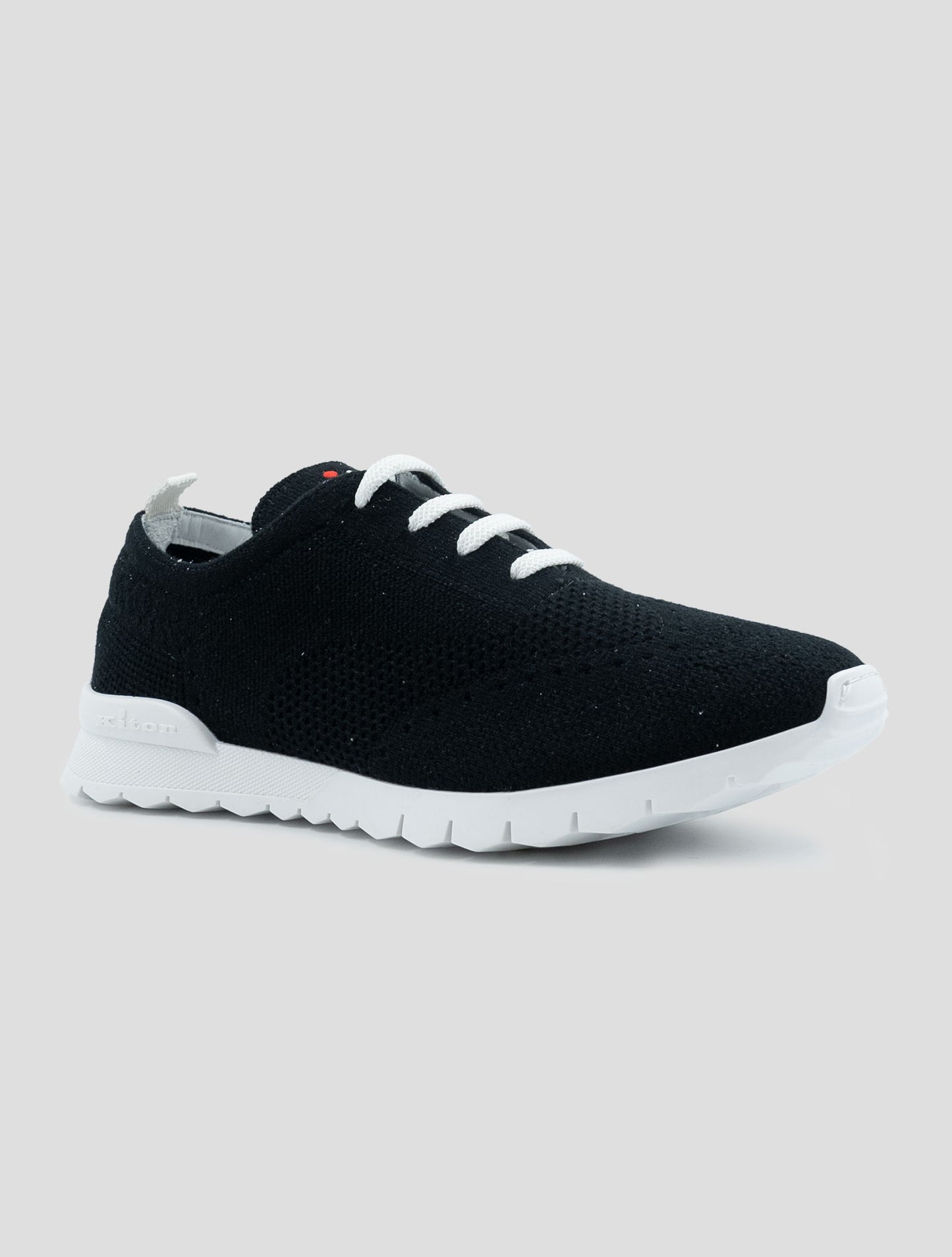 Kiton Black Cashmere Pl Sneakers