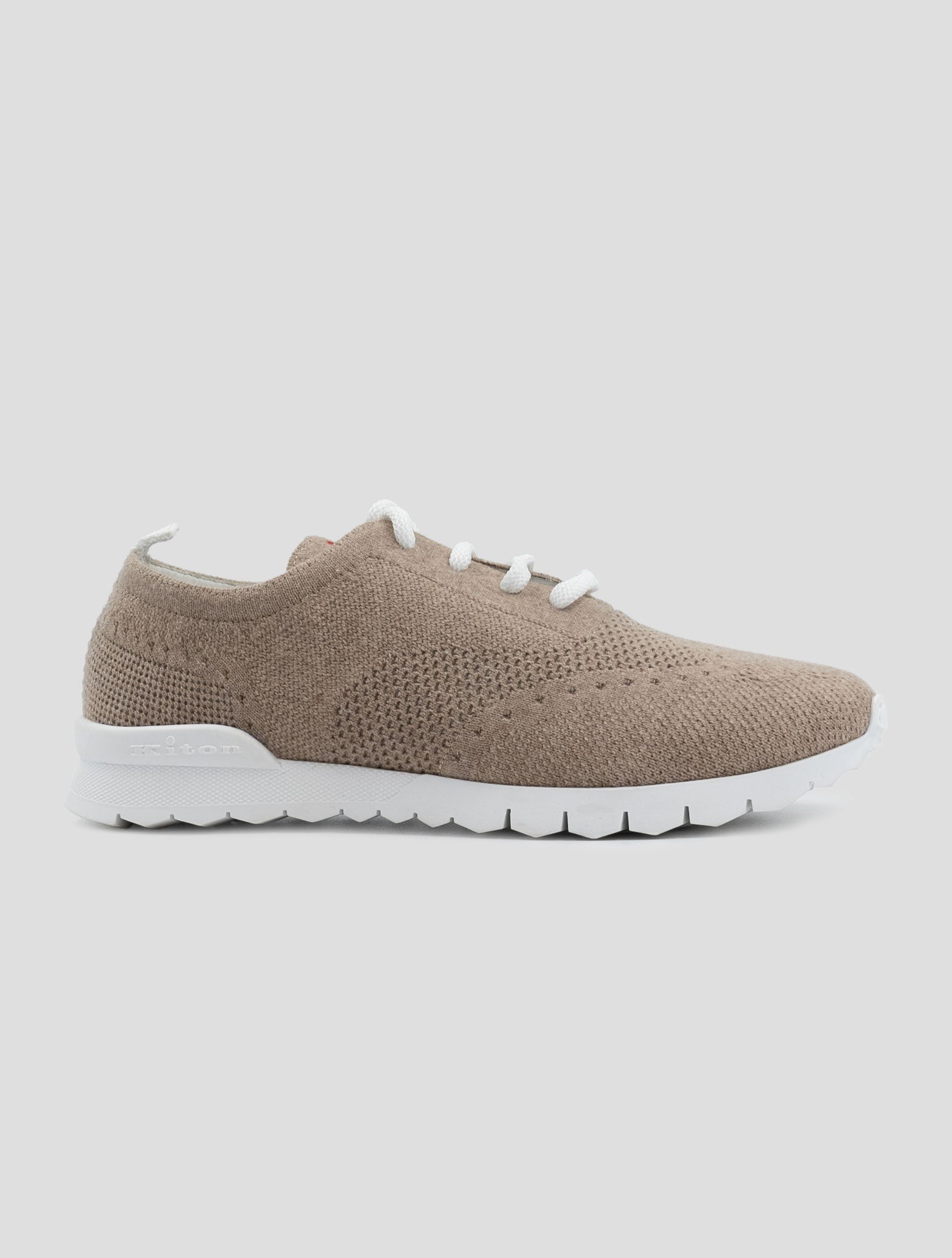 Kiton Brown Cashmere Pl Sneakers