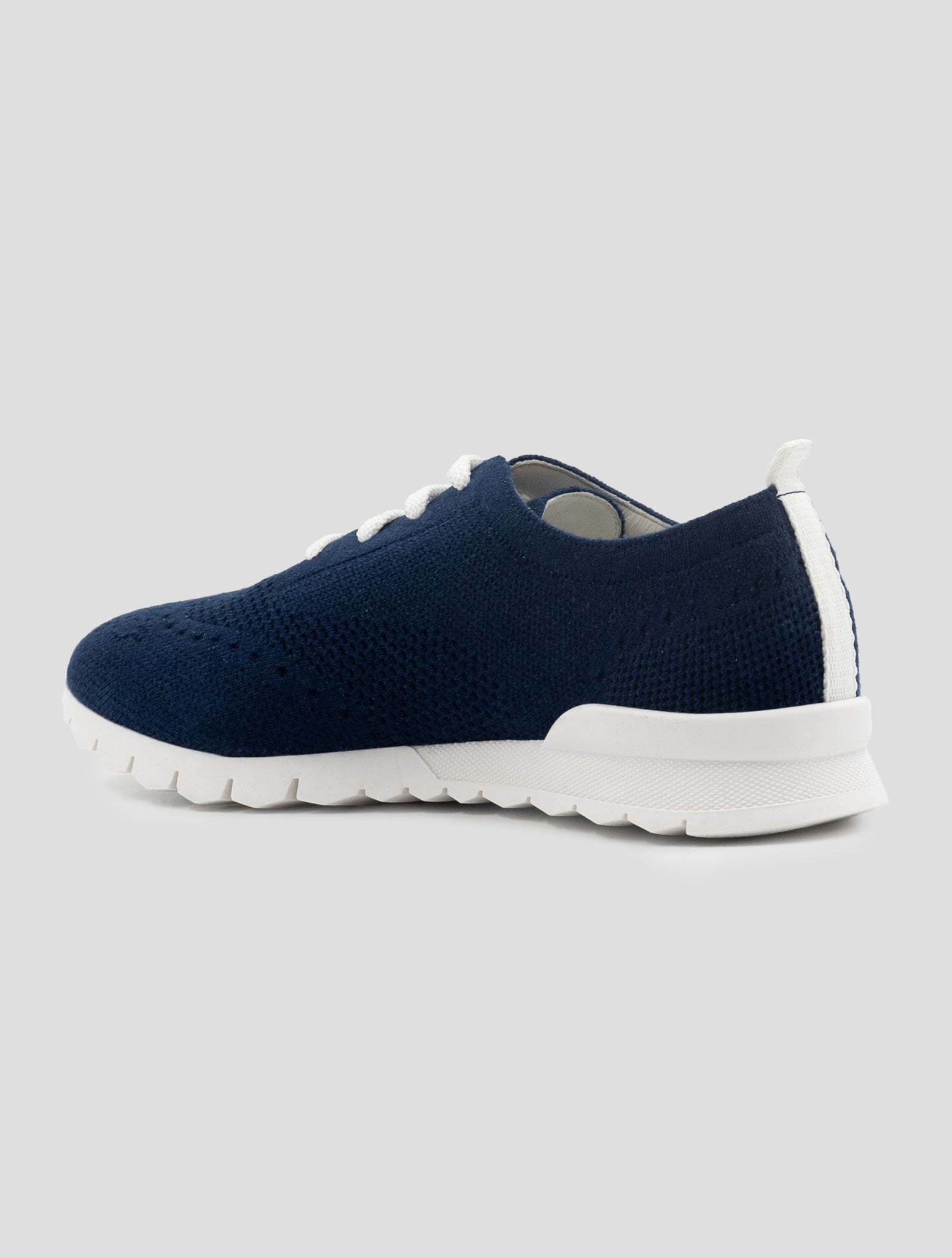 Kiton Blue Cashmere Pl Sneakers