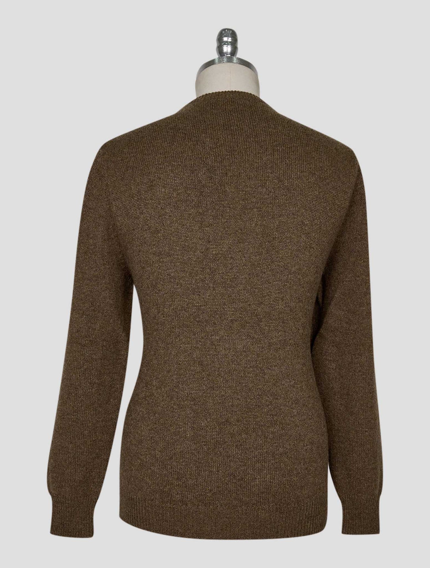Kiton Brown Cashmere Sweater Crewneck