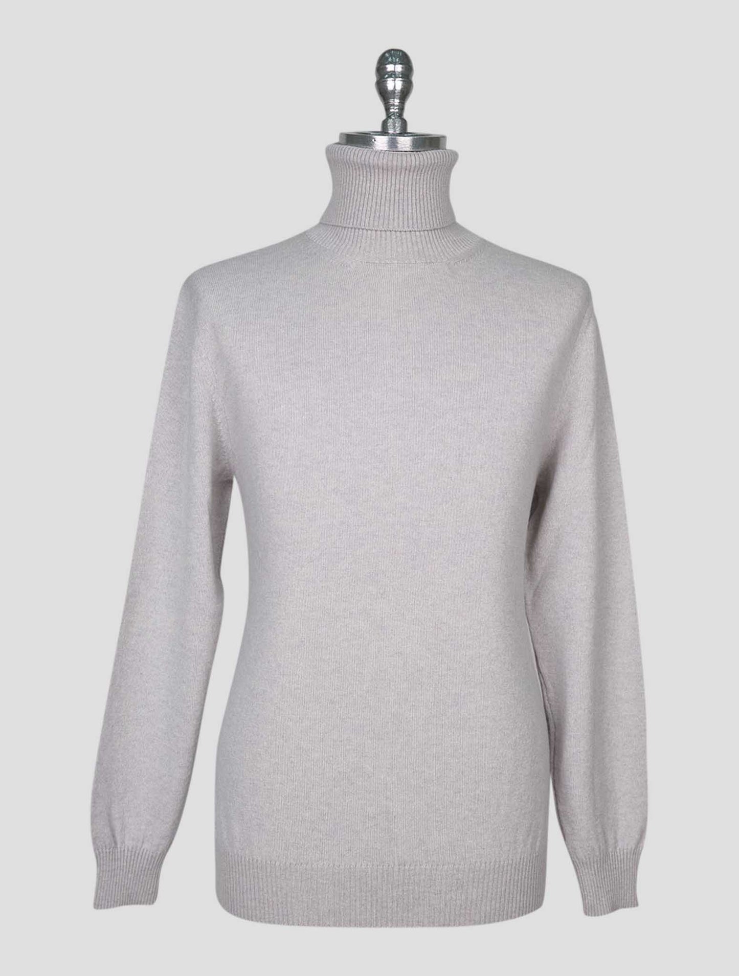 Kiton Gray Cashmere Sweater Turtleneck