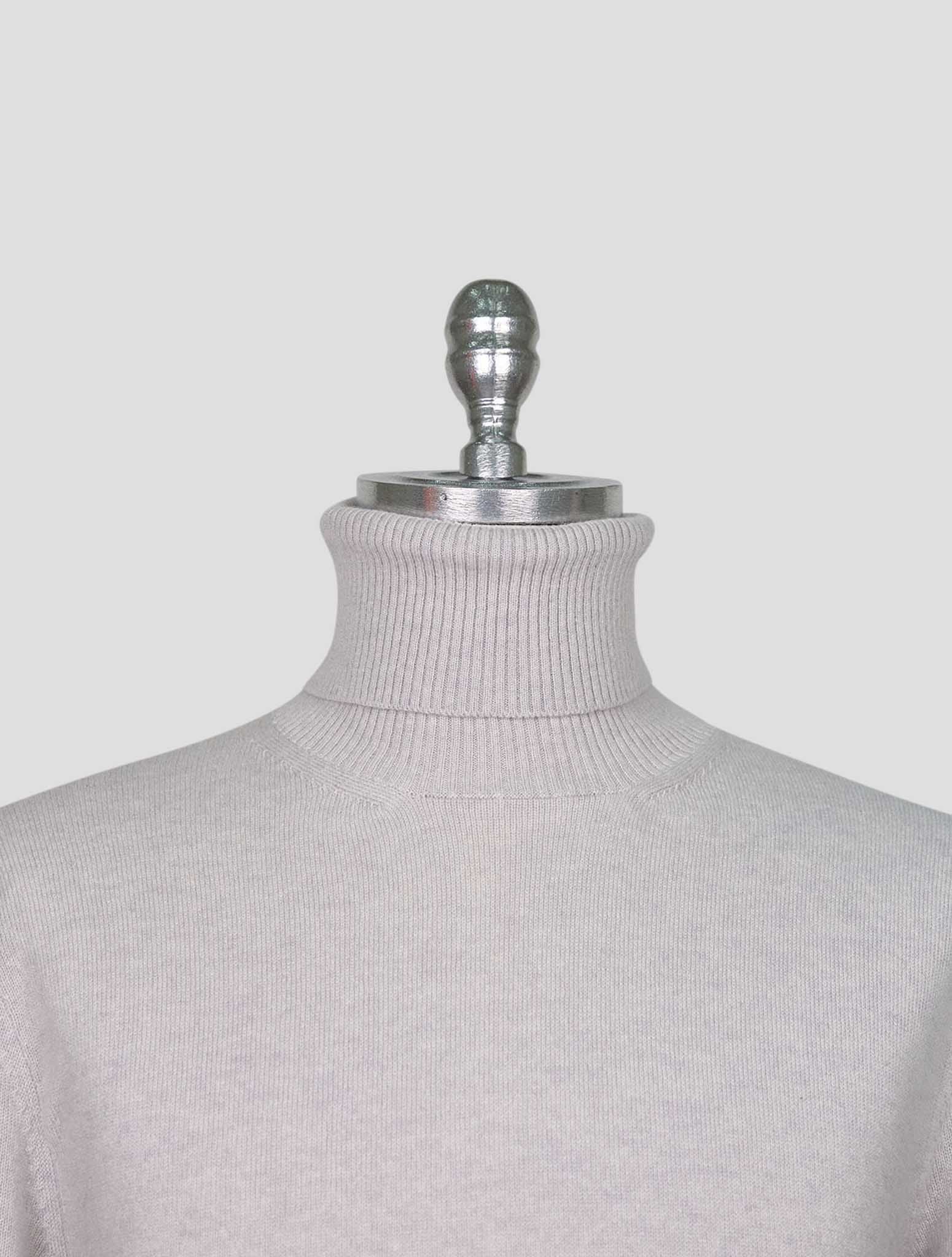 Kiton Gray Cashmere Sweater Turtleneck