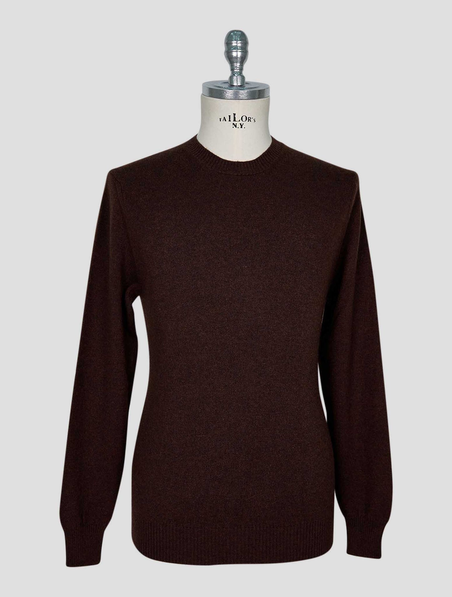 Kiton Brown Cashmere Sweater Crewneck