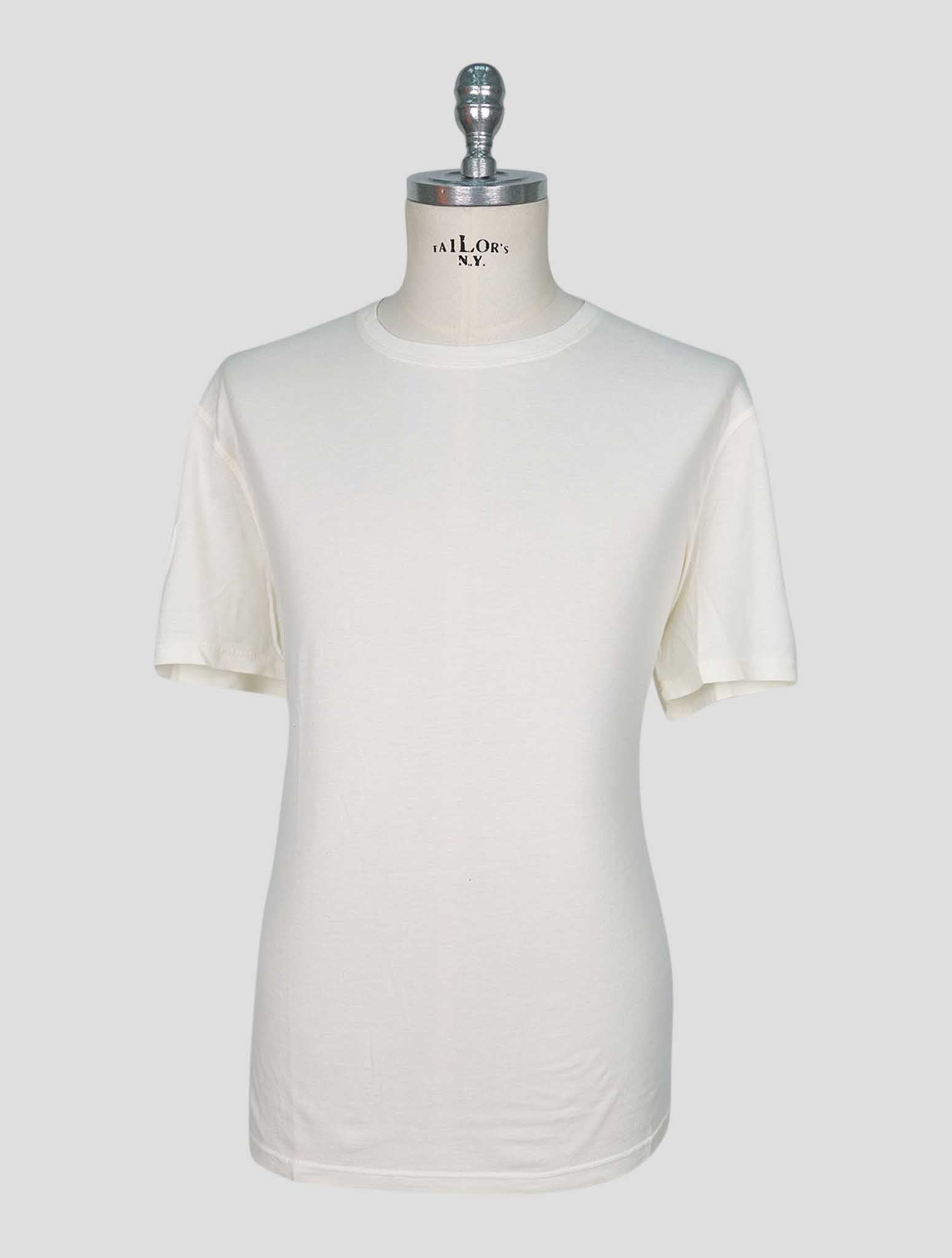 Kiton Beige Cotton Cashmere T-Shirt