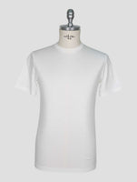 Kiton White Cotton T-Shirt