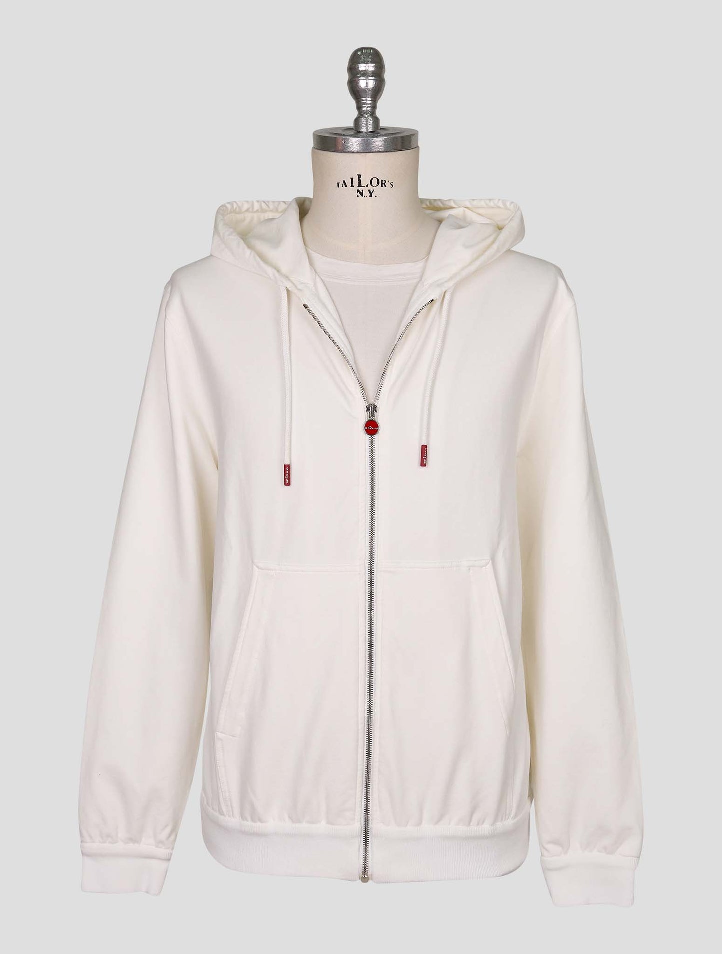 Kiton White Cotton Ea Tracksuit