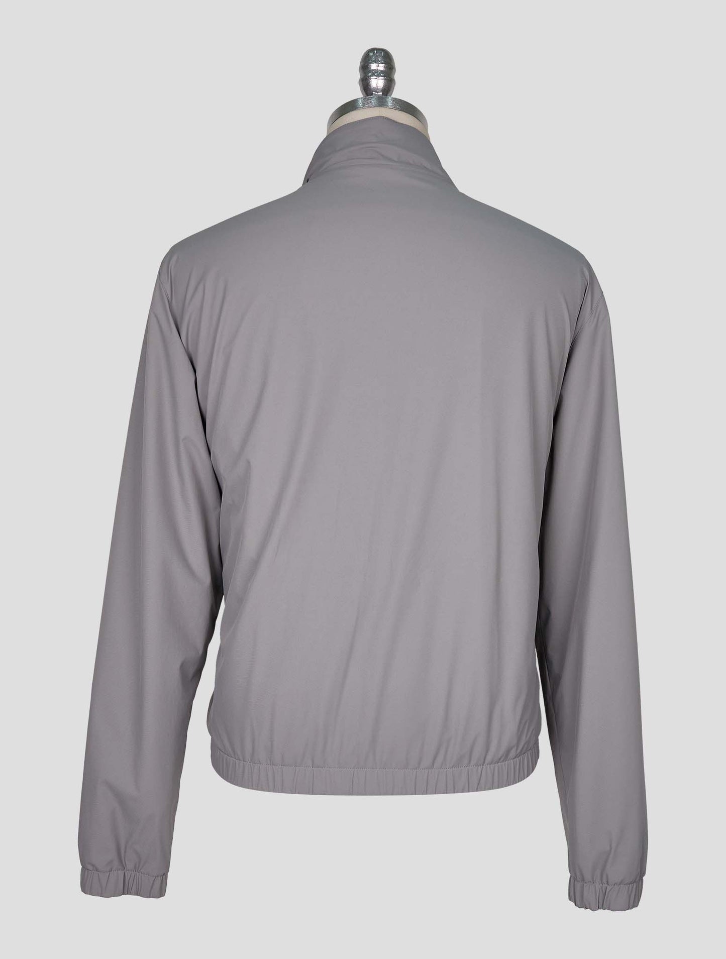Kiton Gray Pl Viscose Ea Reverse Coat