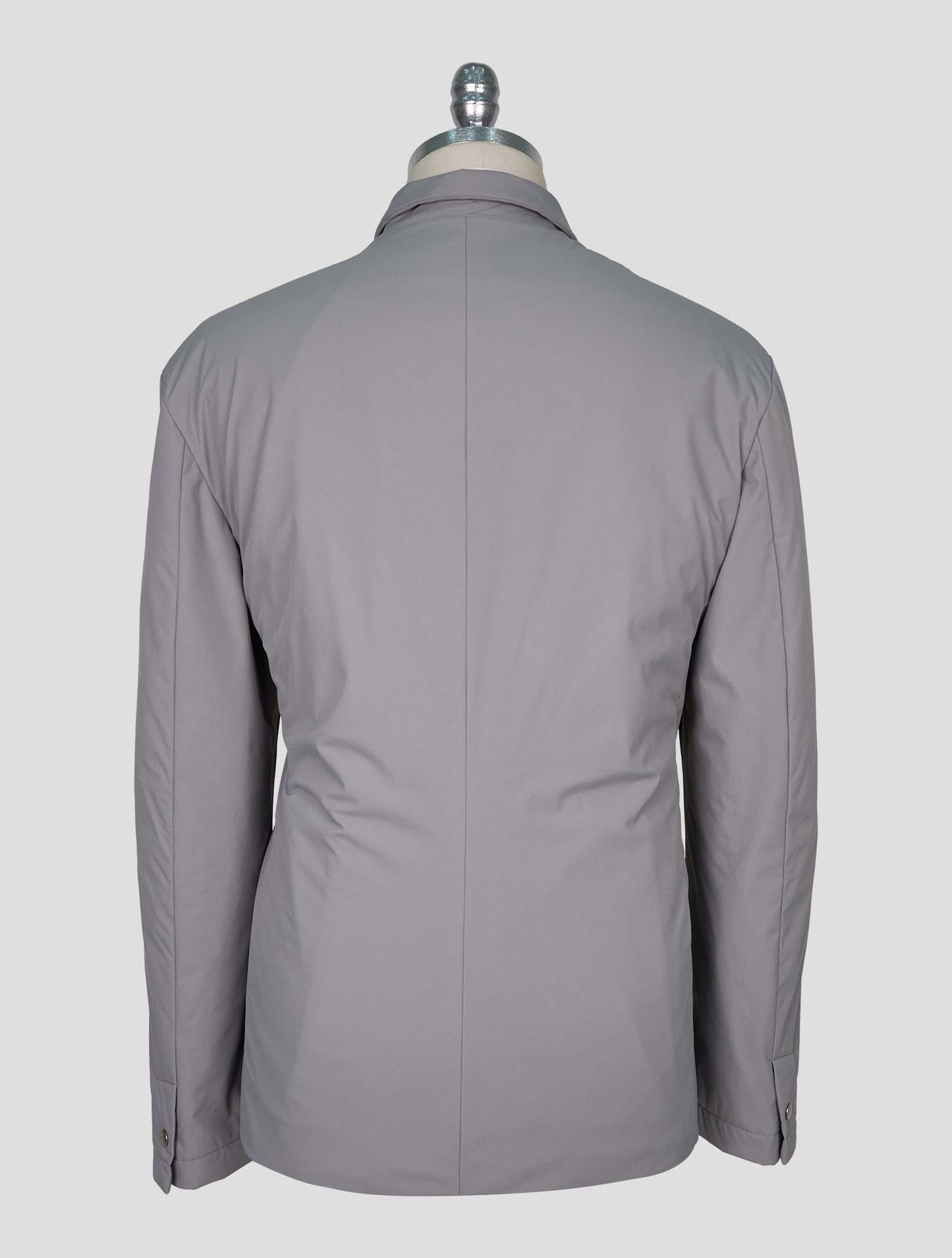 Kiton Gray Pl Viscose Ea Coat