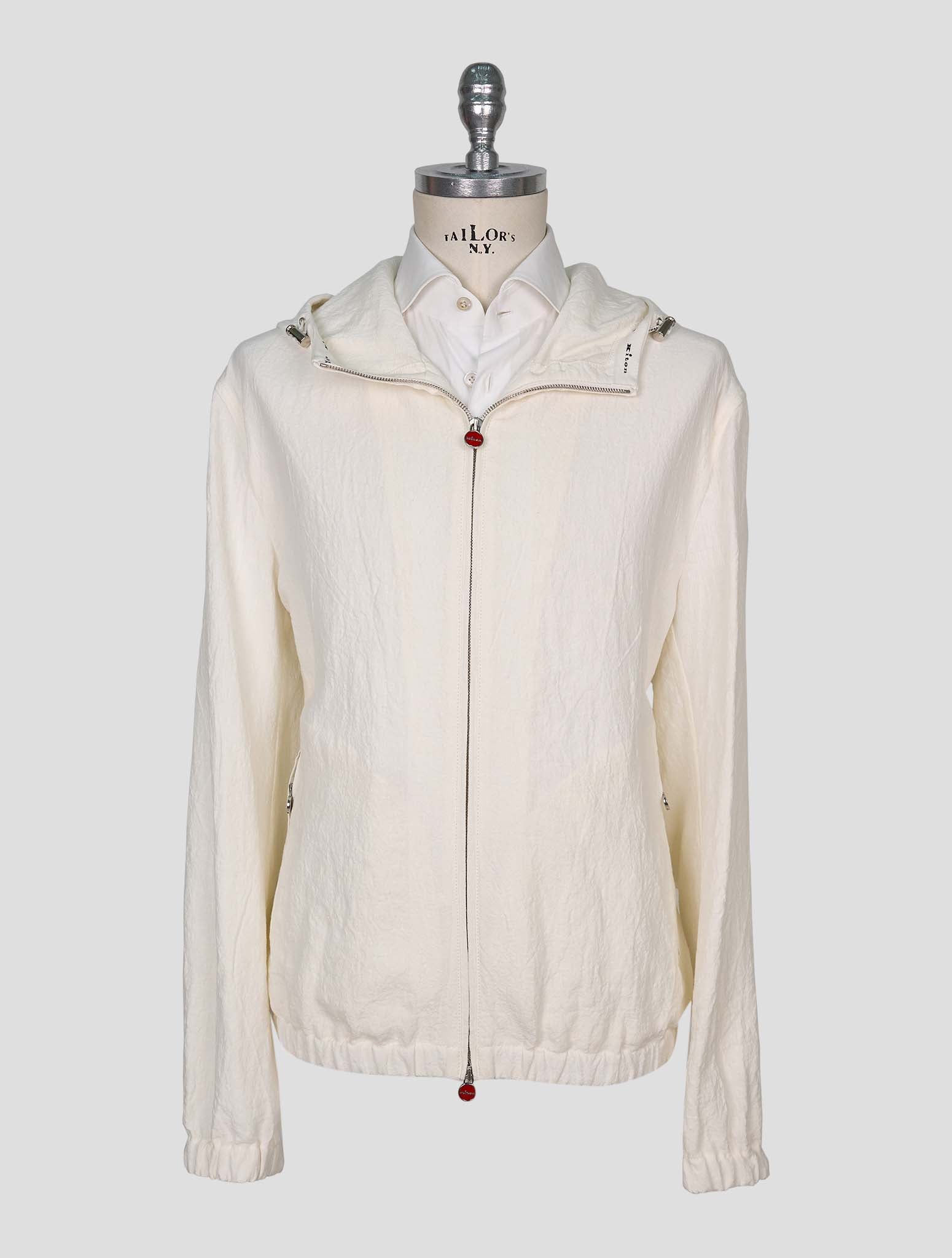 Kiton White Linen Coat
