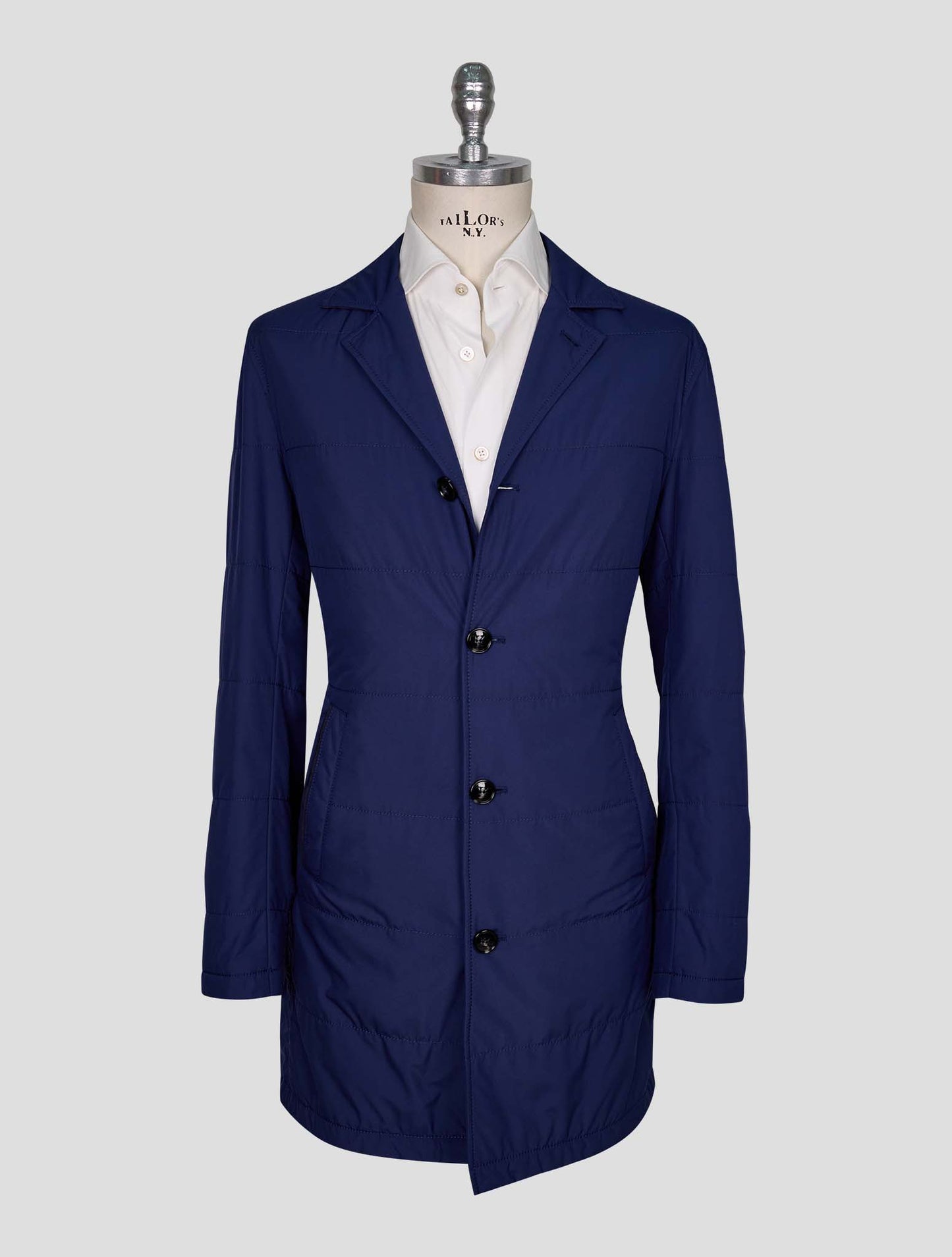 Kiton Blue Pl Travel Coat
