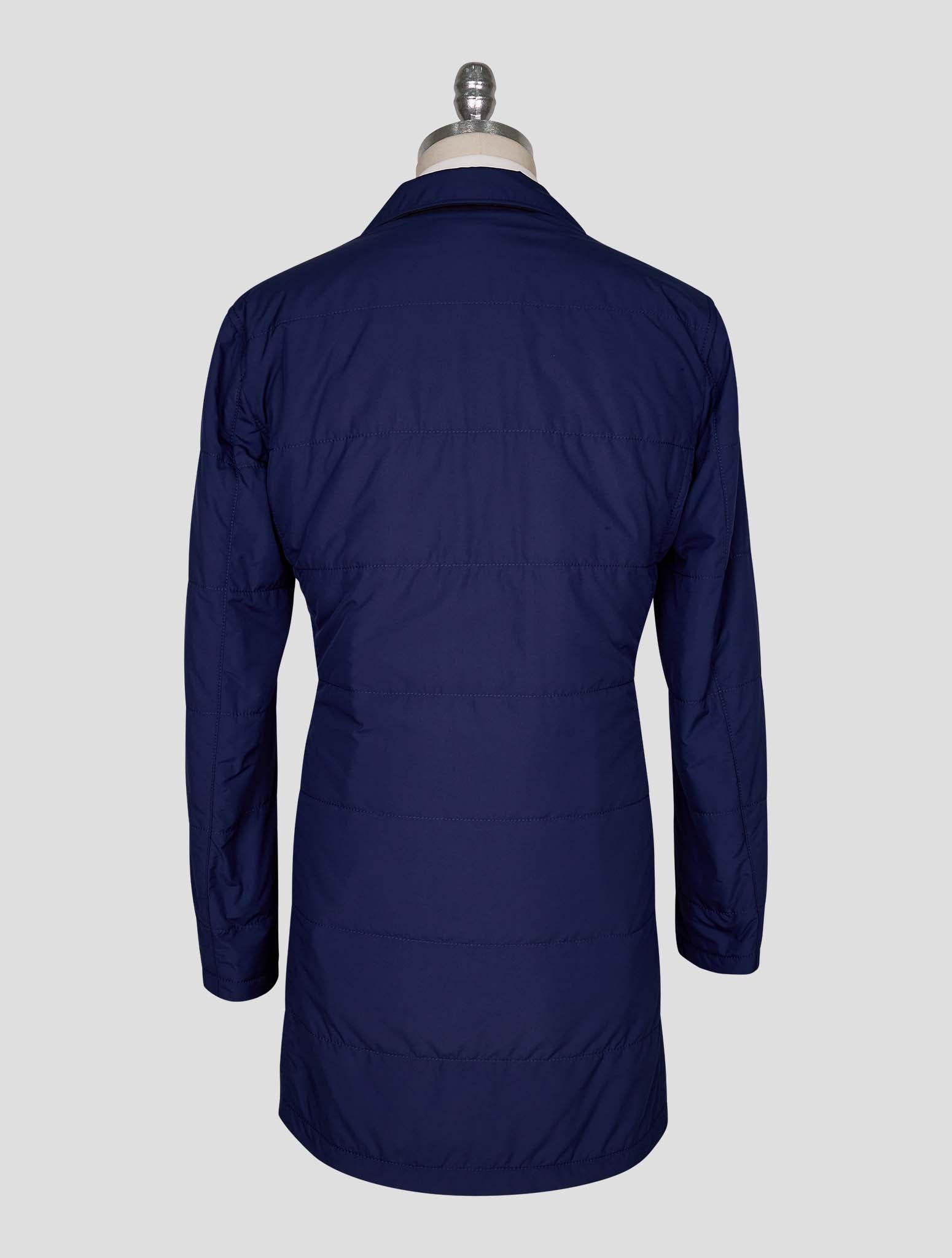 Kiton Blue Pl Travel Coat