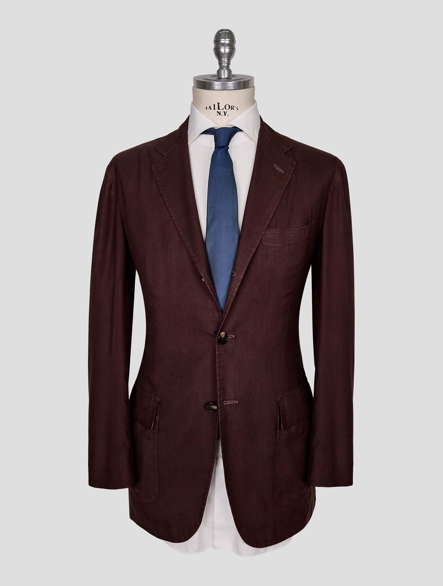 Kiton Brown Cashmere Blazer