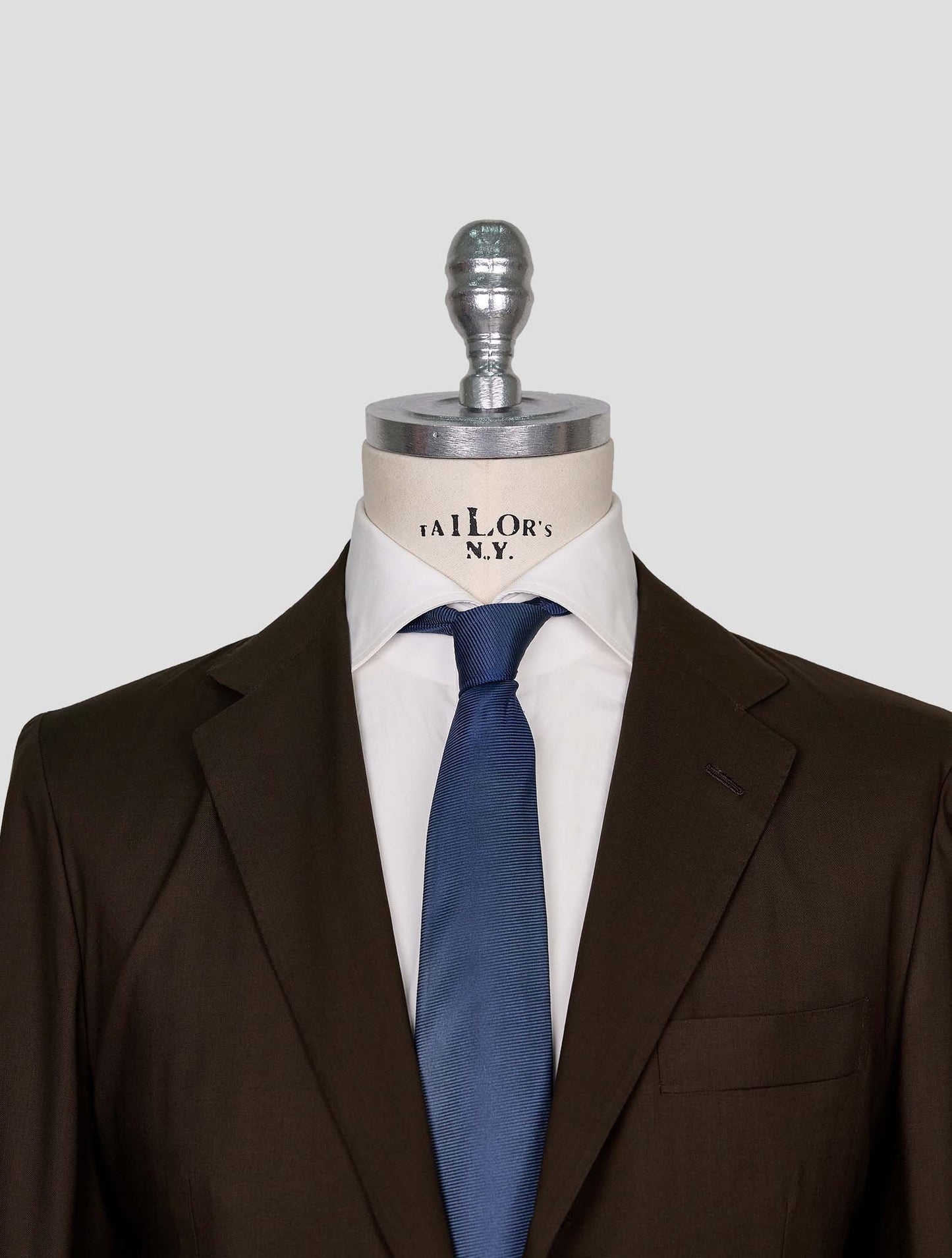 Kiton Brown Wool Blazer