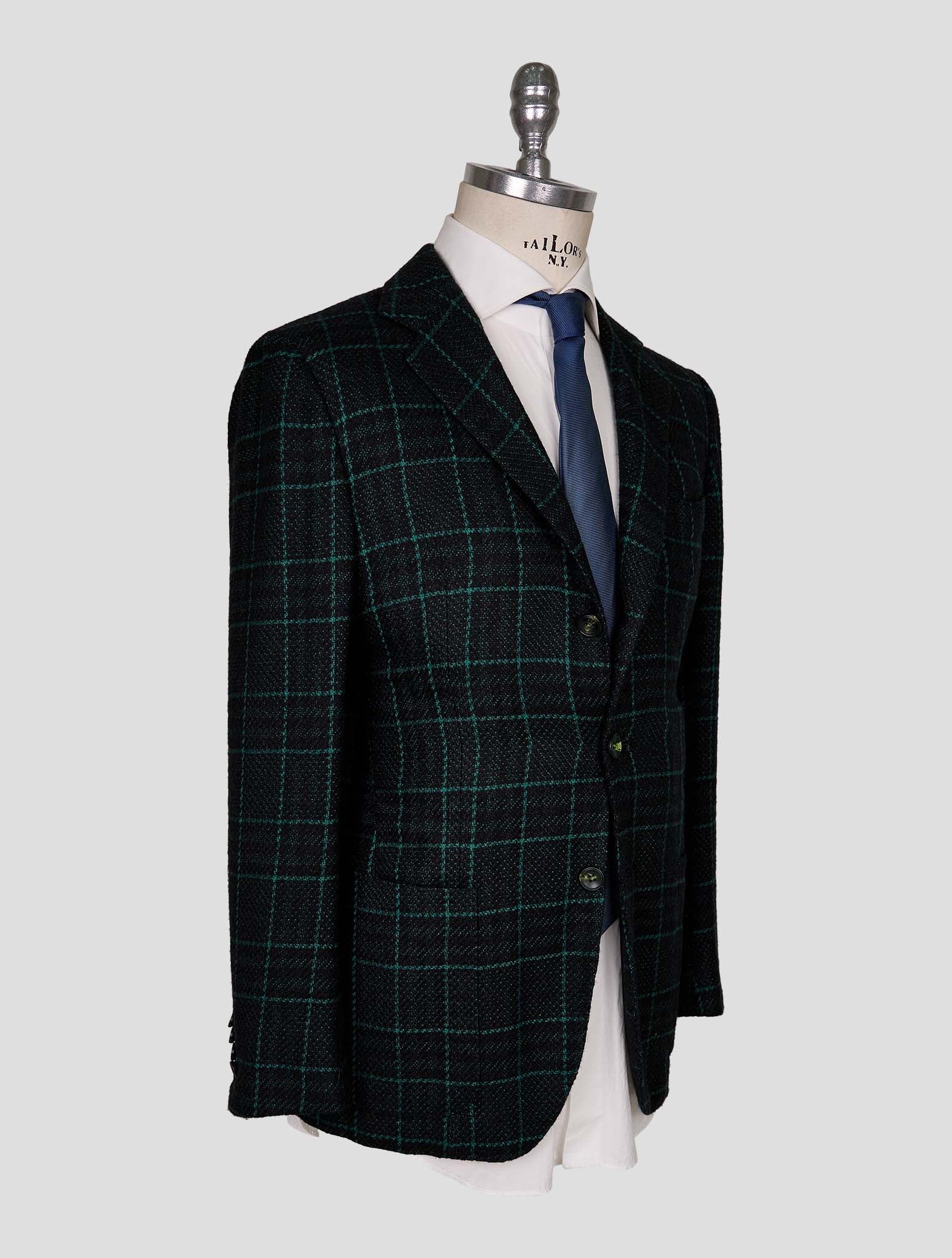 Kiton Green Cashmere Blazer