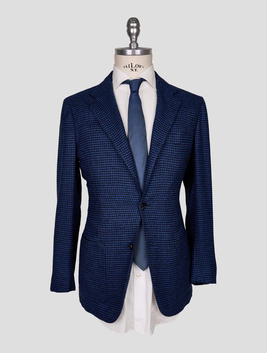 Kiton Blue Cashmere Blazer