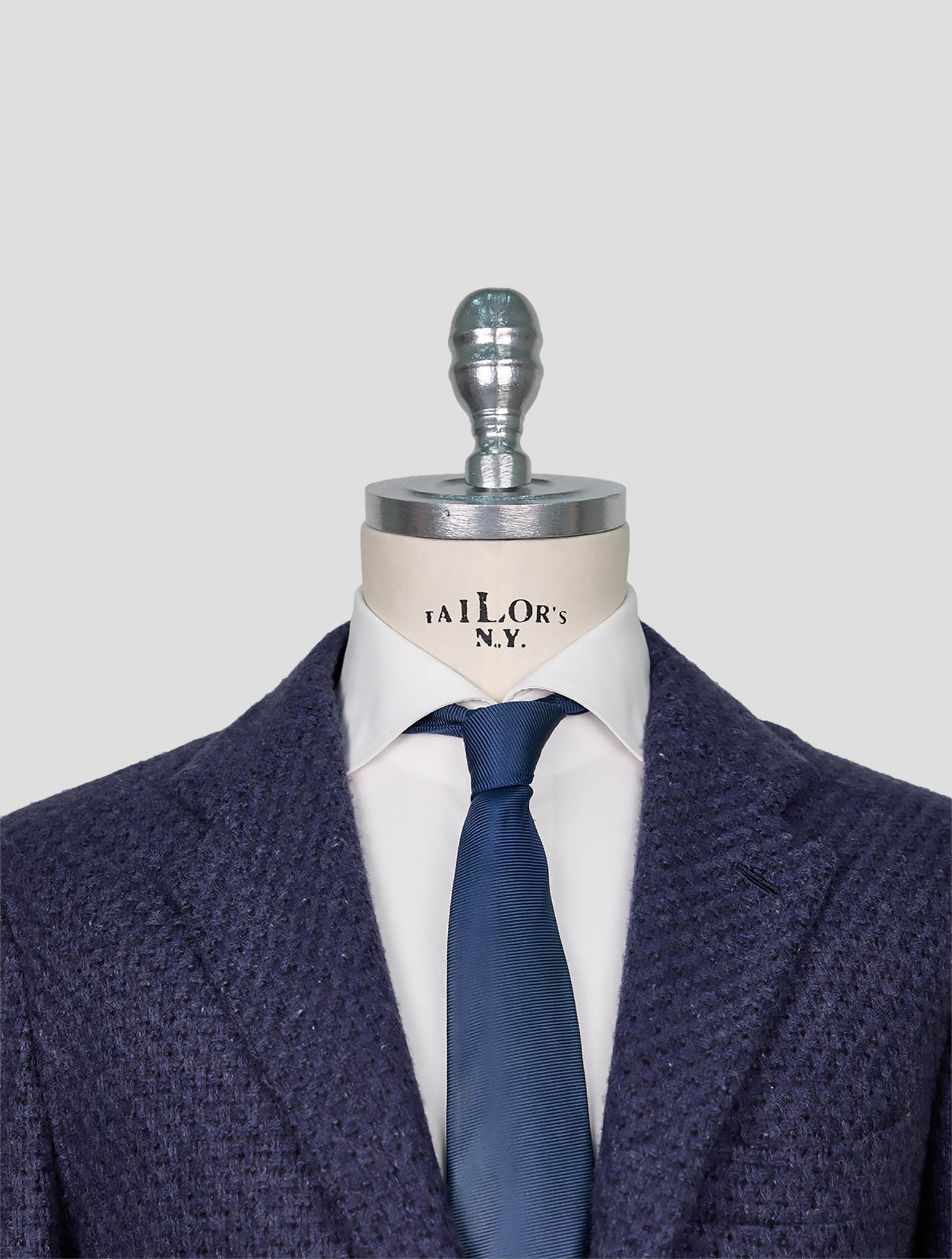 Kiton Blue Cashmere Blazer