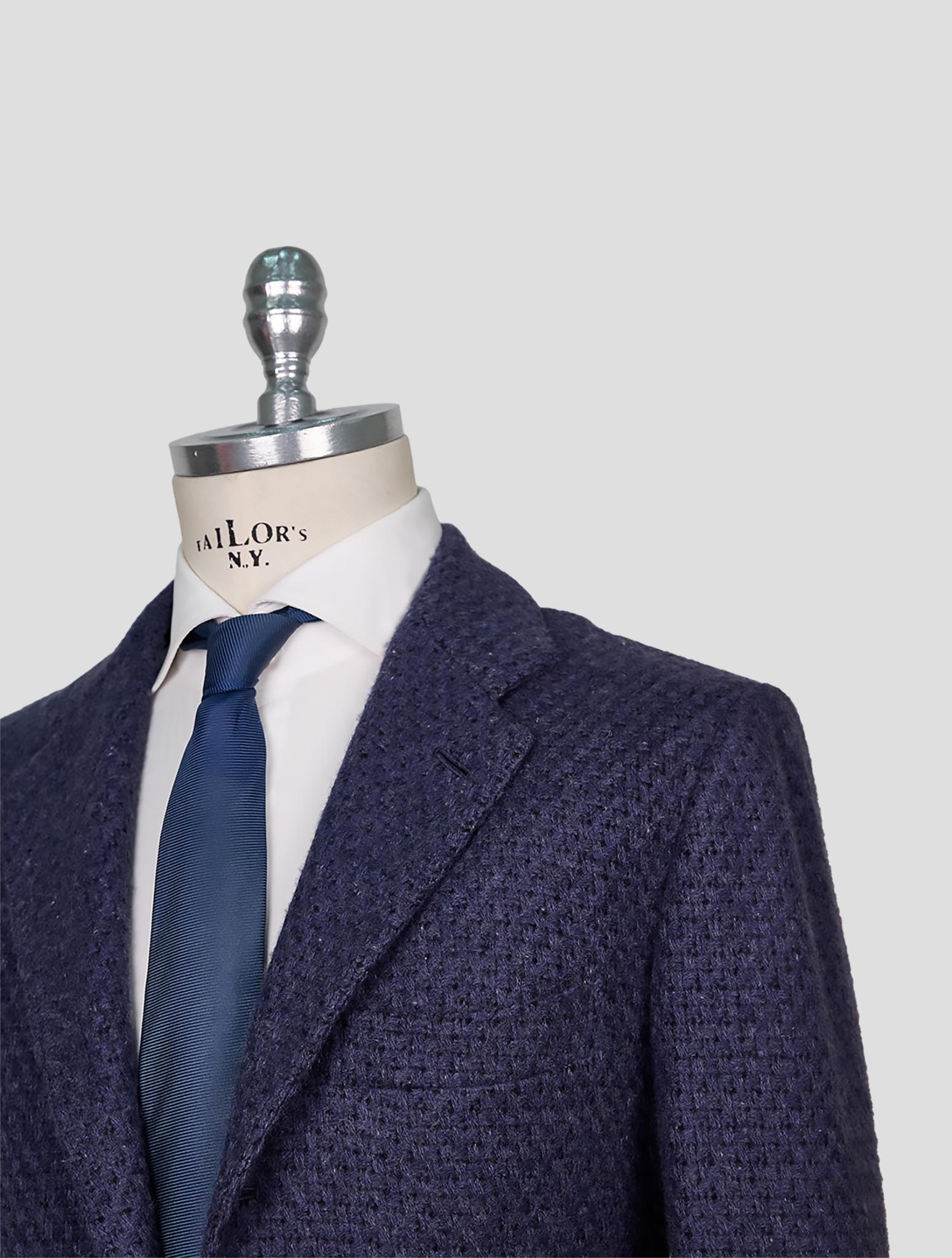 Kiton Blue Cashmere Blazer