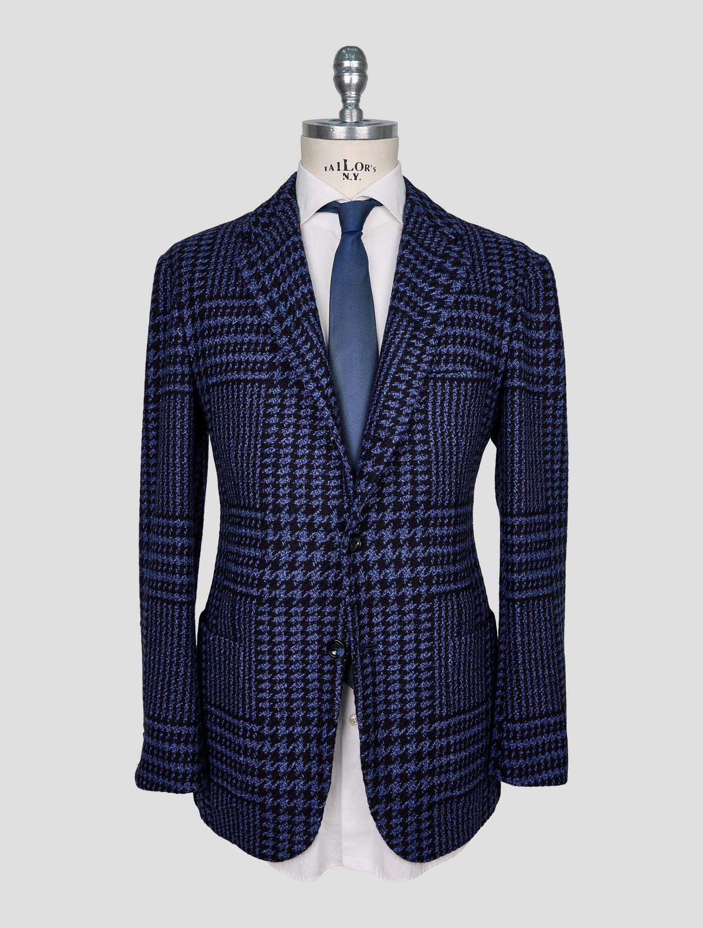 Kiton Blue Cashmere Blazer