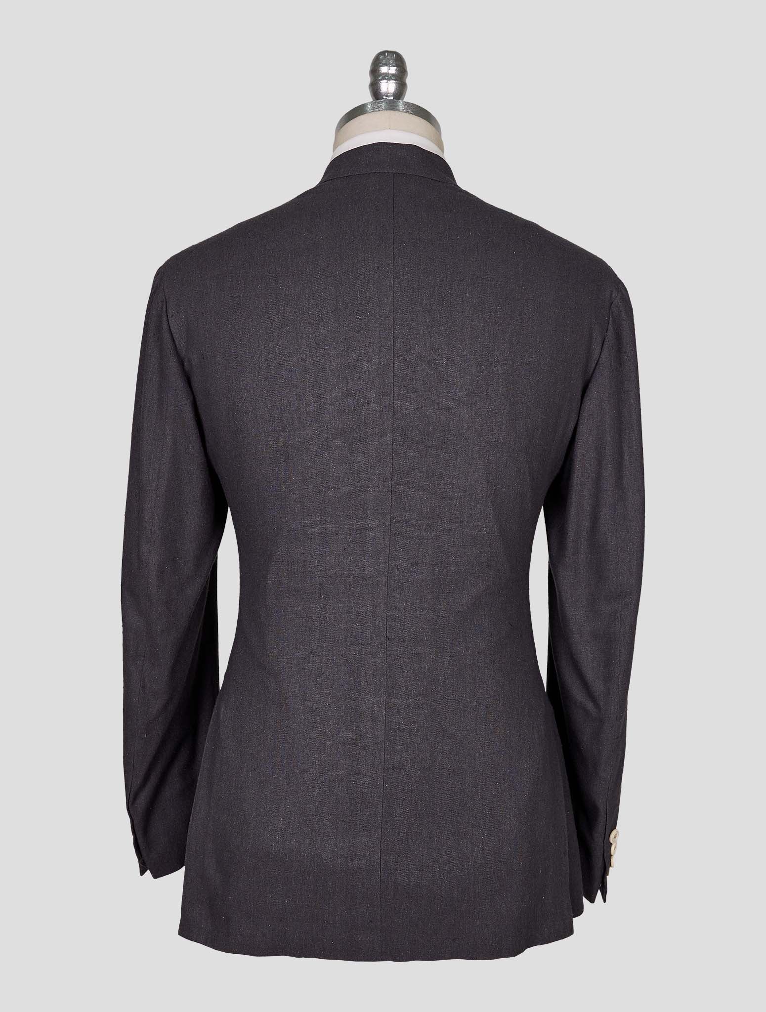 Kiton Gray Silk Blazer