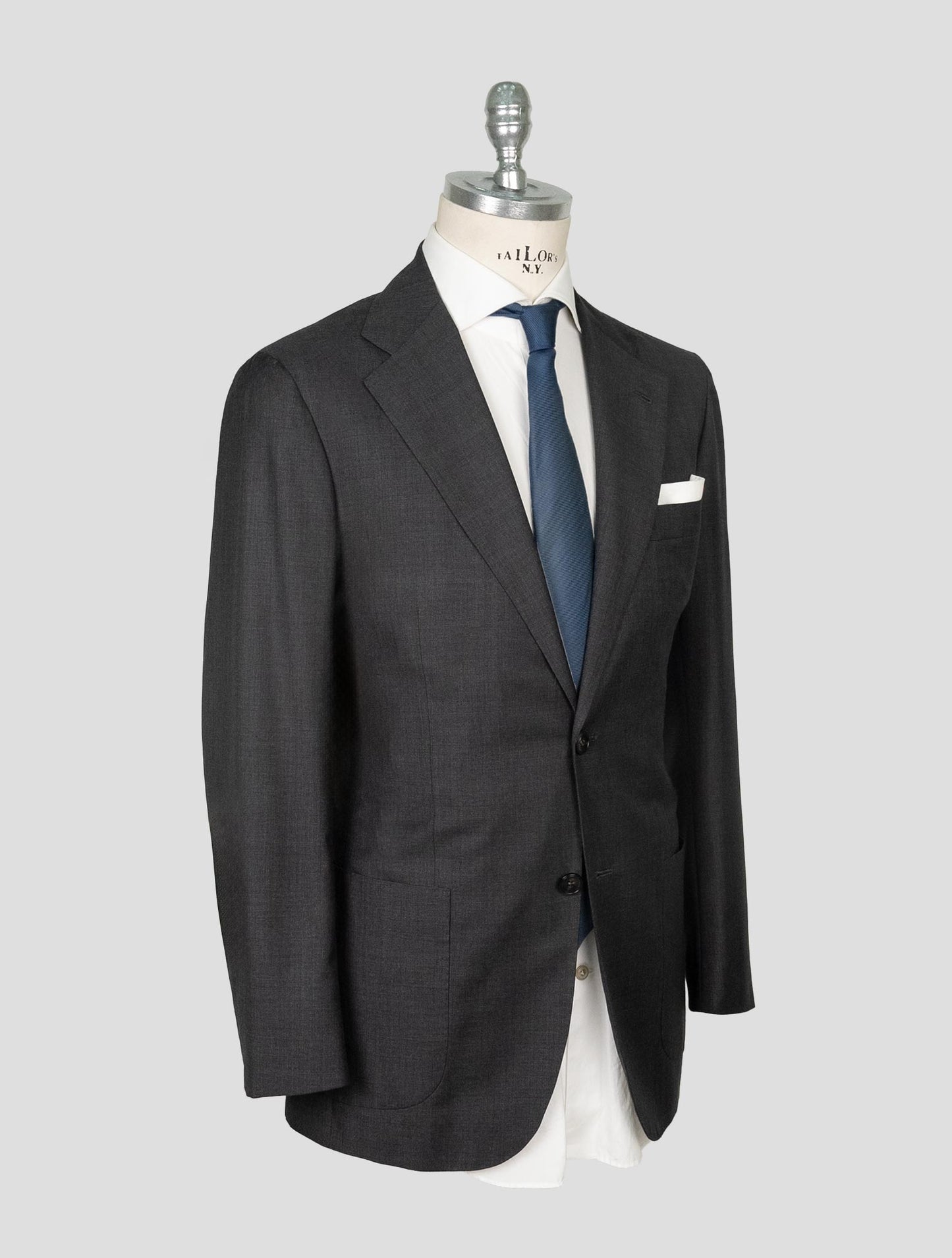 Kiton Gray Wool Suit