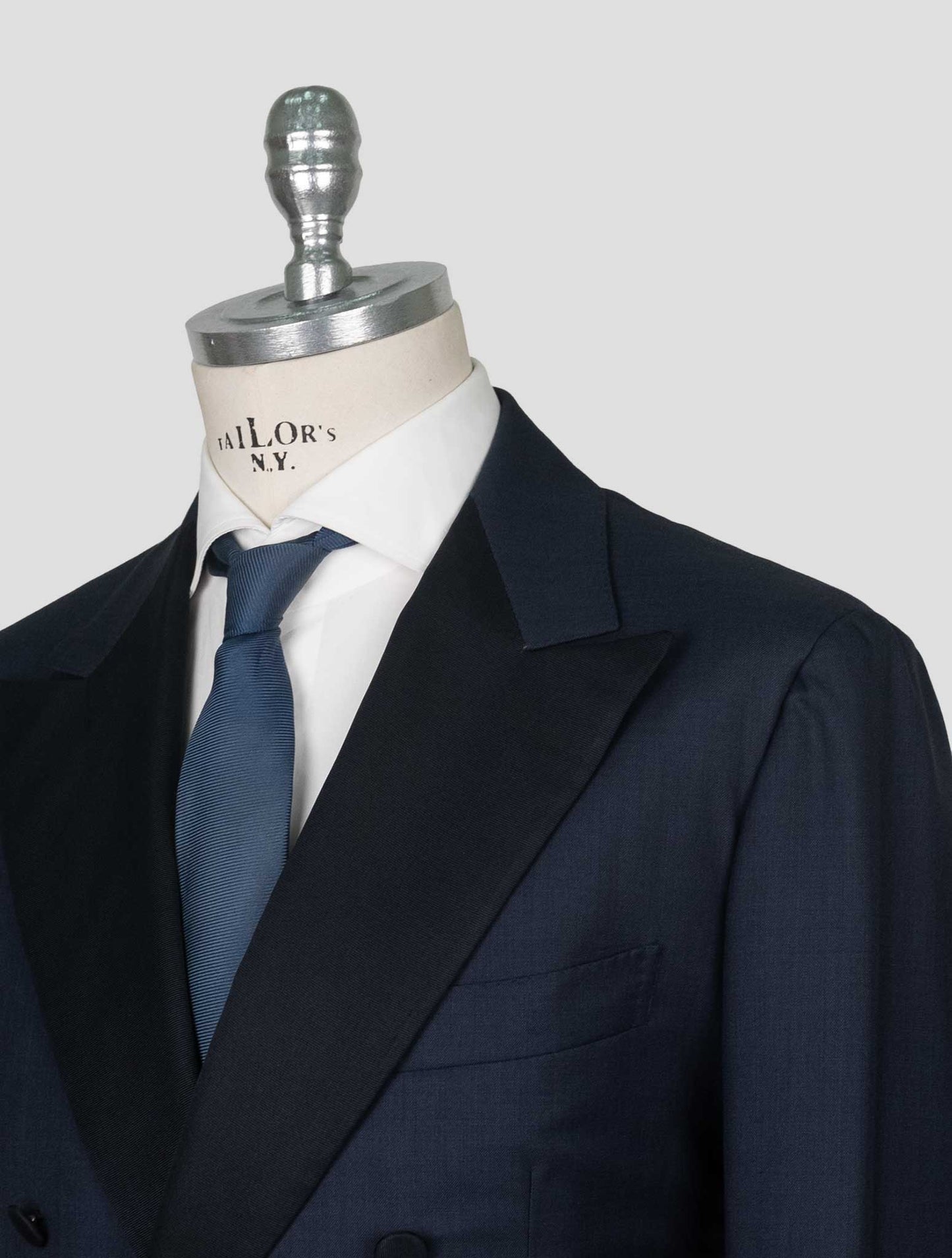 Kiton Black Wool 14 Micron Smoking Suit