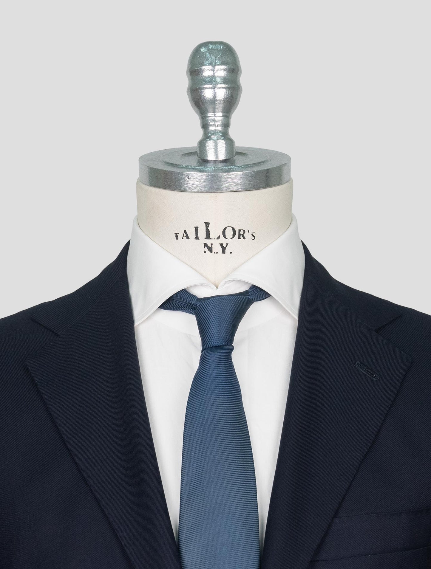 Kiton Blue Wool Suit
