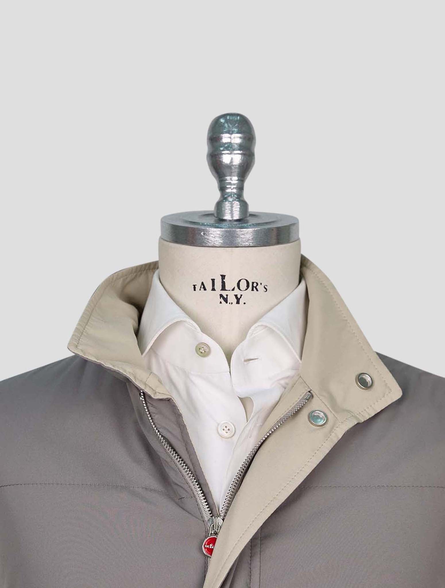 Kiton Gray Pl Reverse Gilet