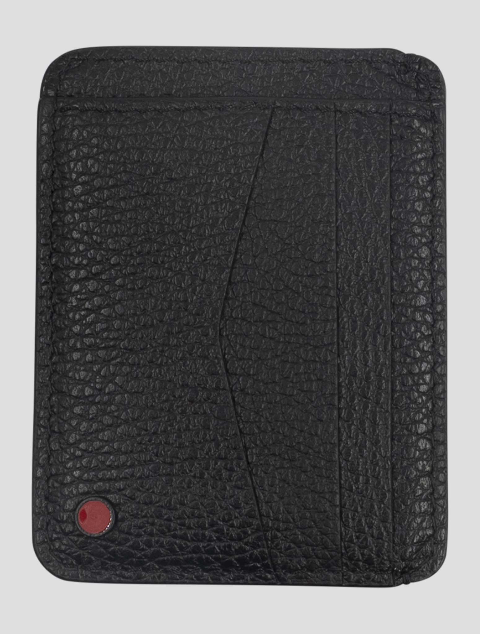 Kiton Black Leather Wallet