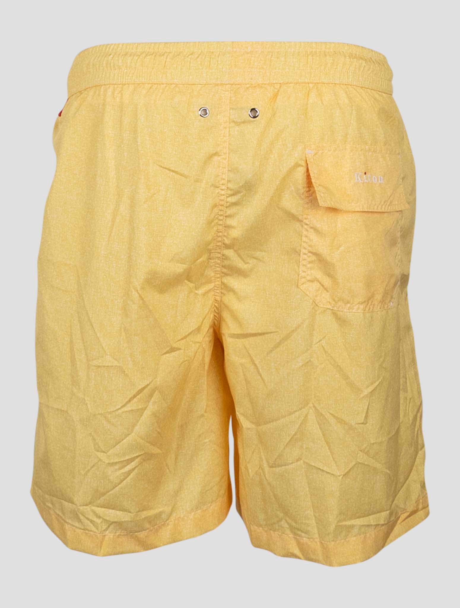 Kiton Yellow Pl Swim Trunks