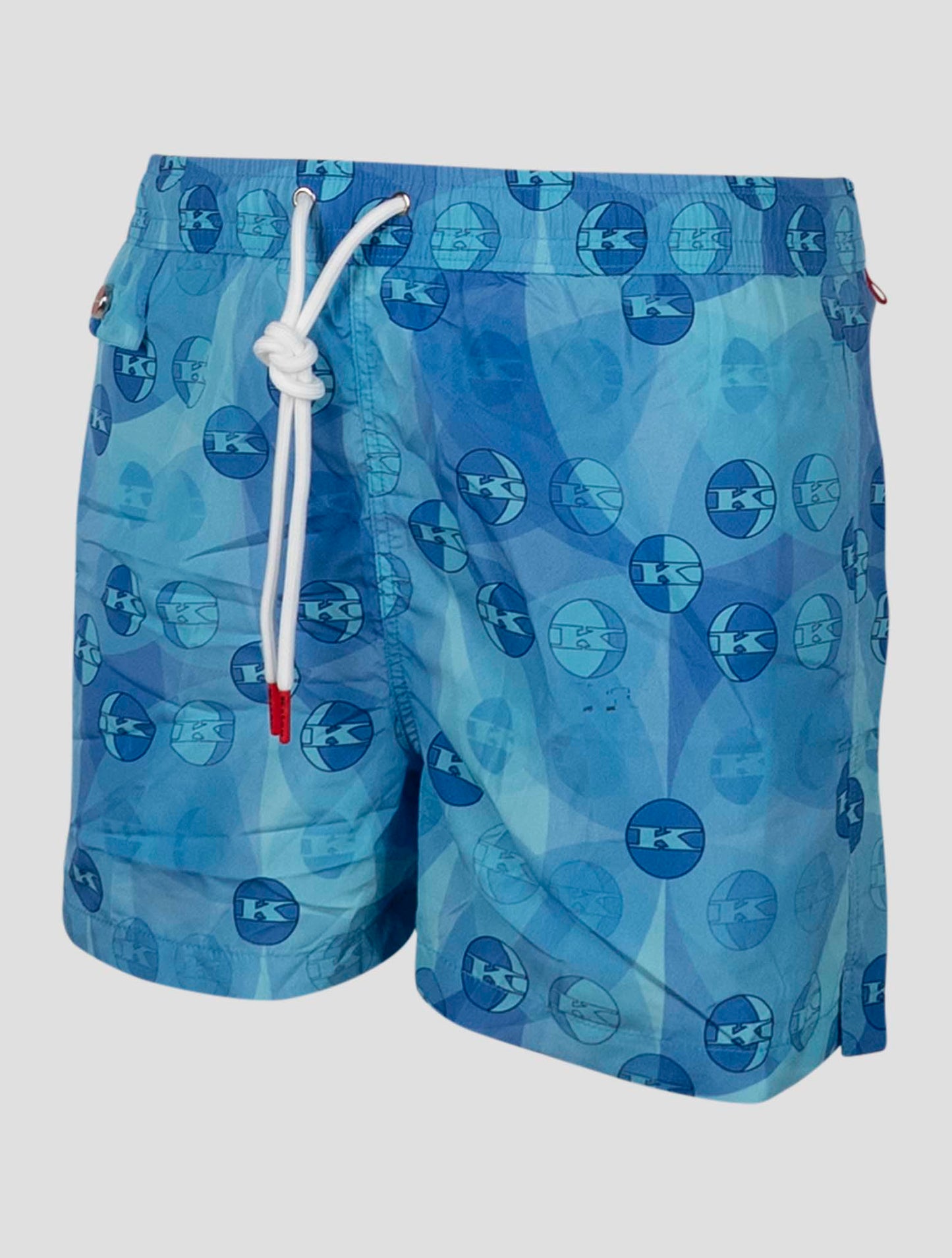 Kiton Light Blue Pl Swim Trunks
